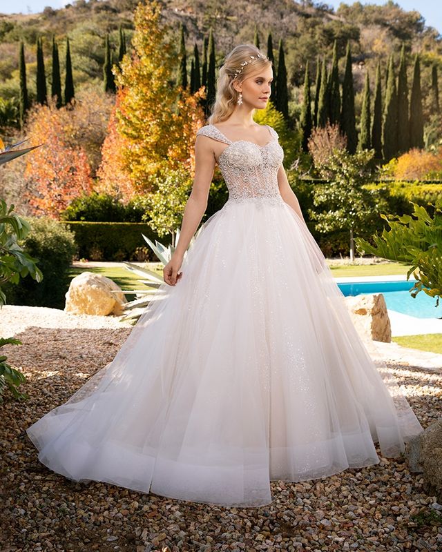 2374 White Bridal Dress