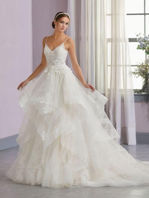 18384 Ivory/almond Bridal Dress
