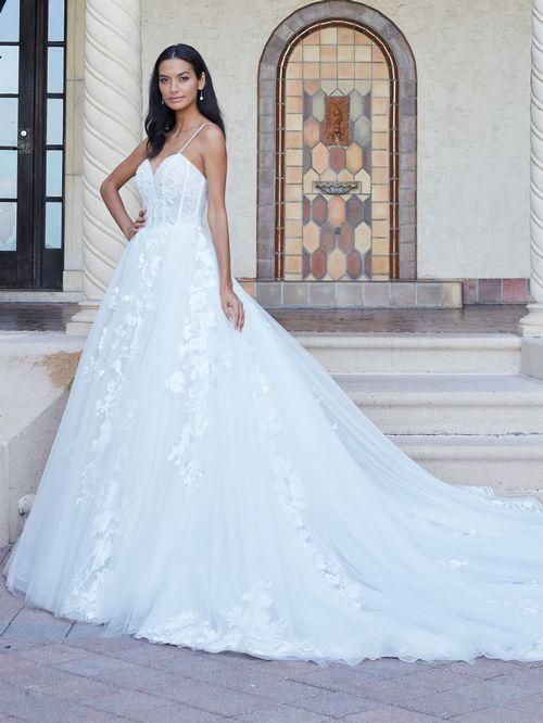 15831 Ivory/almond/nude Bridal Dress