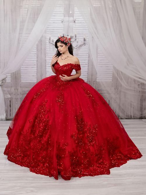 26022S Red Sheer Quince Dress