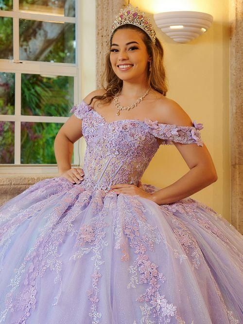 56524 Lilac/aqua Quince Dress