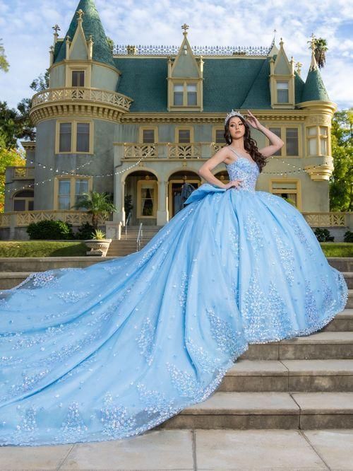 26086 Sky Blue Quince Dress