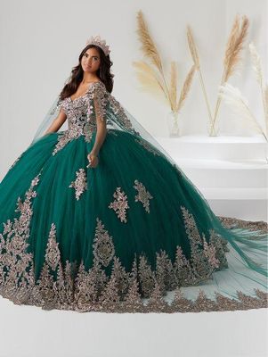 26028C Hunter/rosegold Quince Dress
