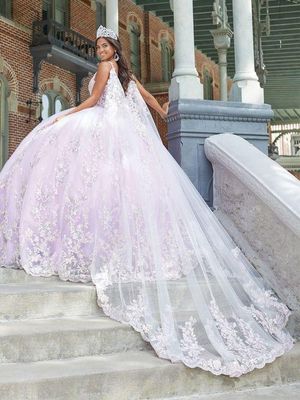 26043 Lilac Multi Quince Dress