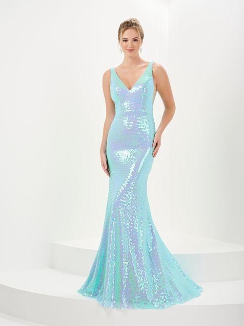 16065 Turquoise Prom/evening Dress