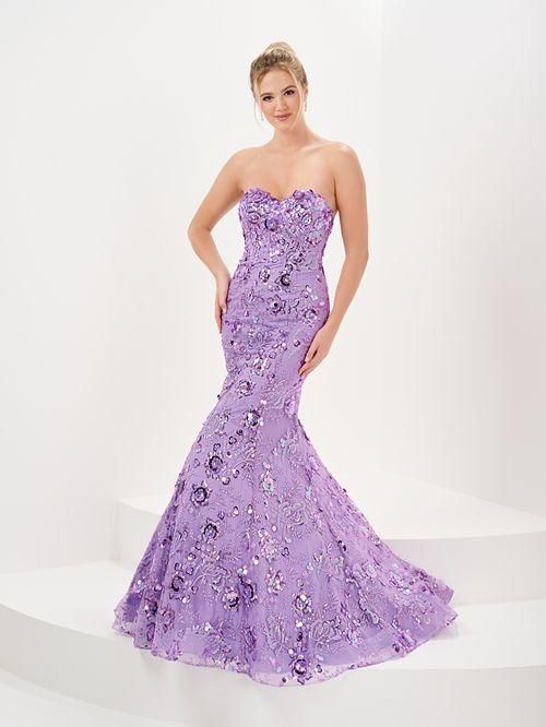 16052 Purple Evening/prom Dress