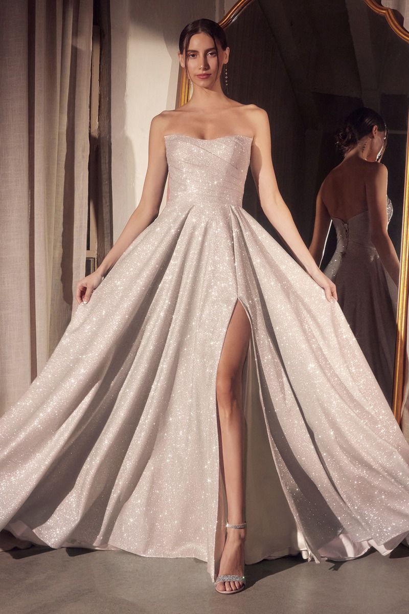 T701 Platinum Prom/evening Dress
