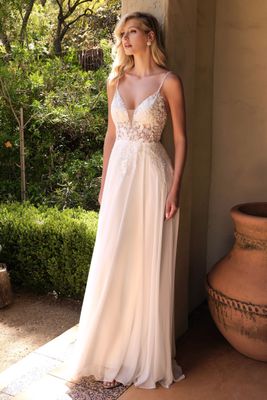 TY11 Off White Bridal/evening Dress