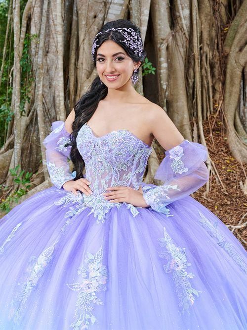 56499 Lilac/ombre Quince Dress