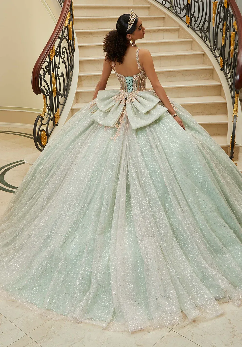 89471 Sage/blush Quince Dress