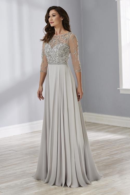 17891 Bridal Silver Dress