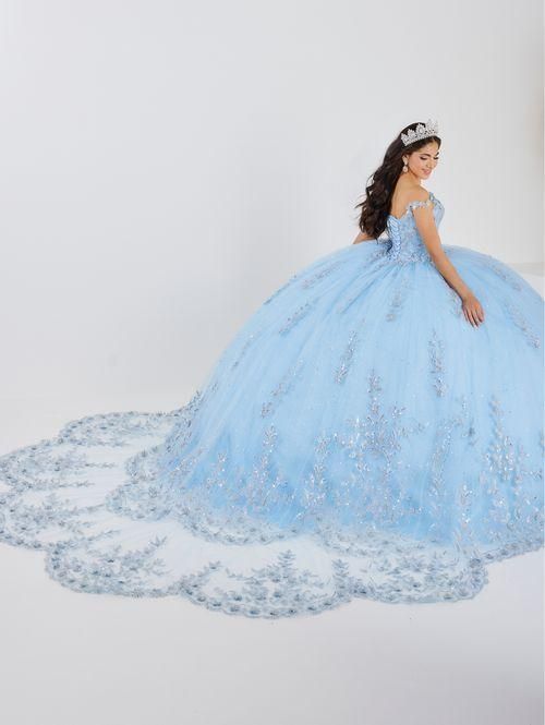 26040 Sky/silver Quince Dress