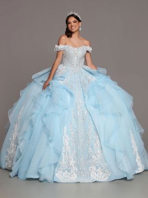 3152 Ice Blue Quince Dress
