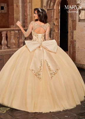 MQ1082 Champagne Quince Dress