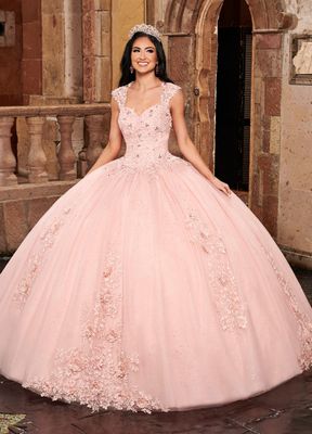 MQ1091 Rose Quartz/Gold Quince Dress