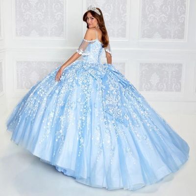 PR12271 Light Blue Quince Dress