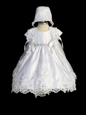 2398 White High Low Dress Maria