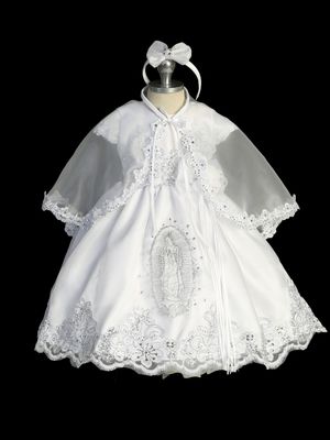 2407 White Satin Dress Maria