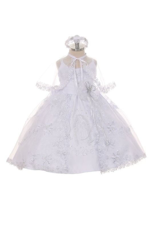 400 White Baptism Dress