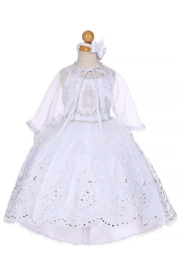 415 White Dress Bap/communion