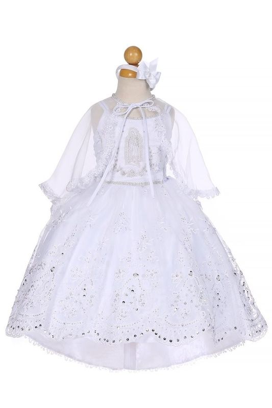 415 White Dress Bap/communion