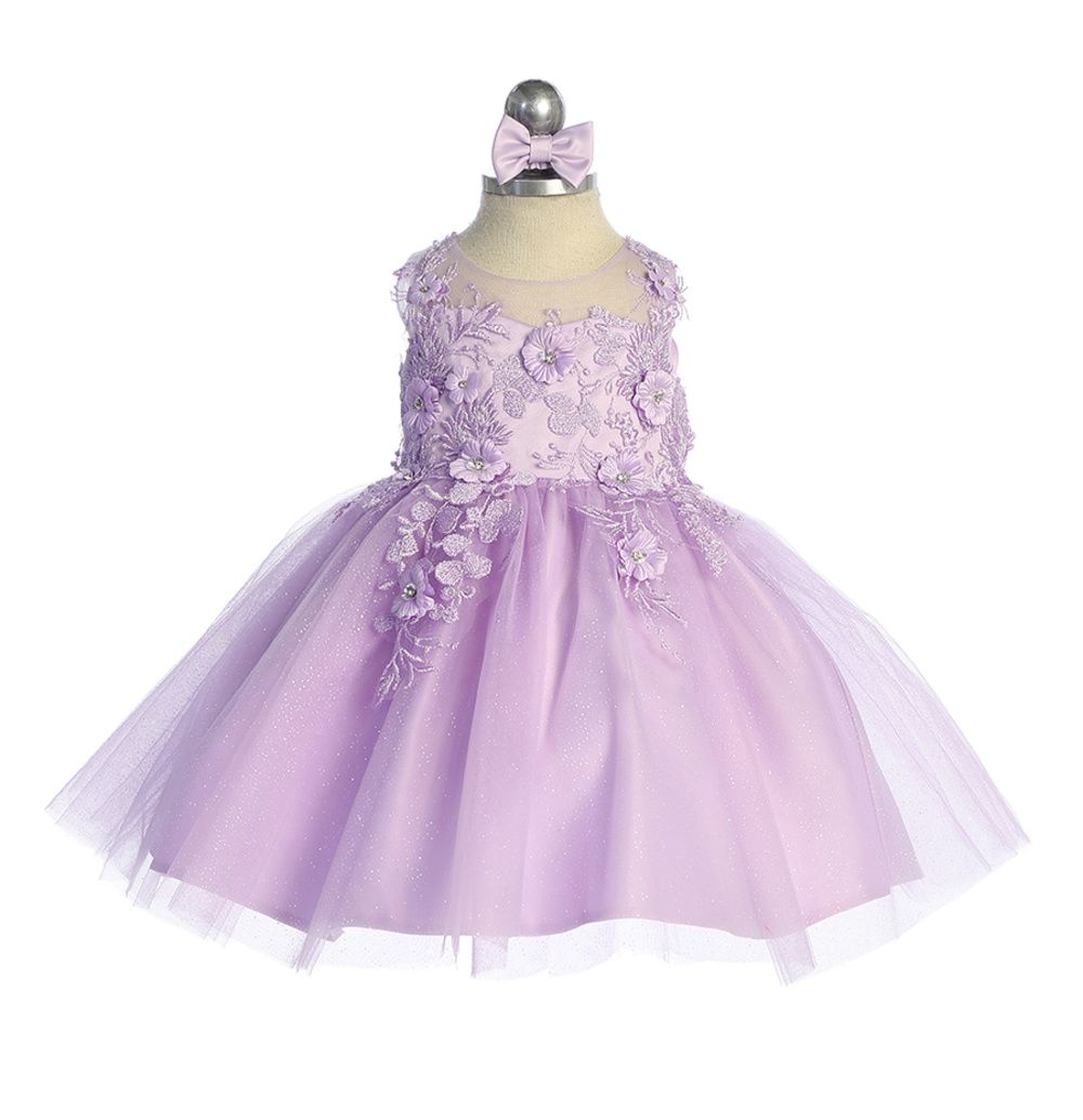 7038S Lilac Baby Dress
