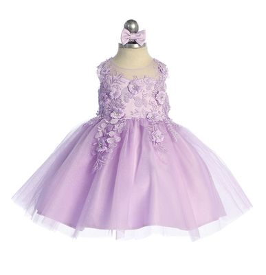 7038S Lilac Baby Dress