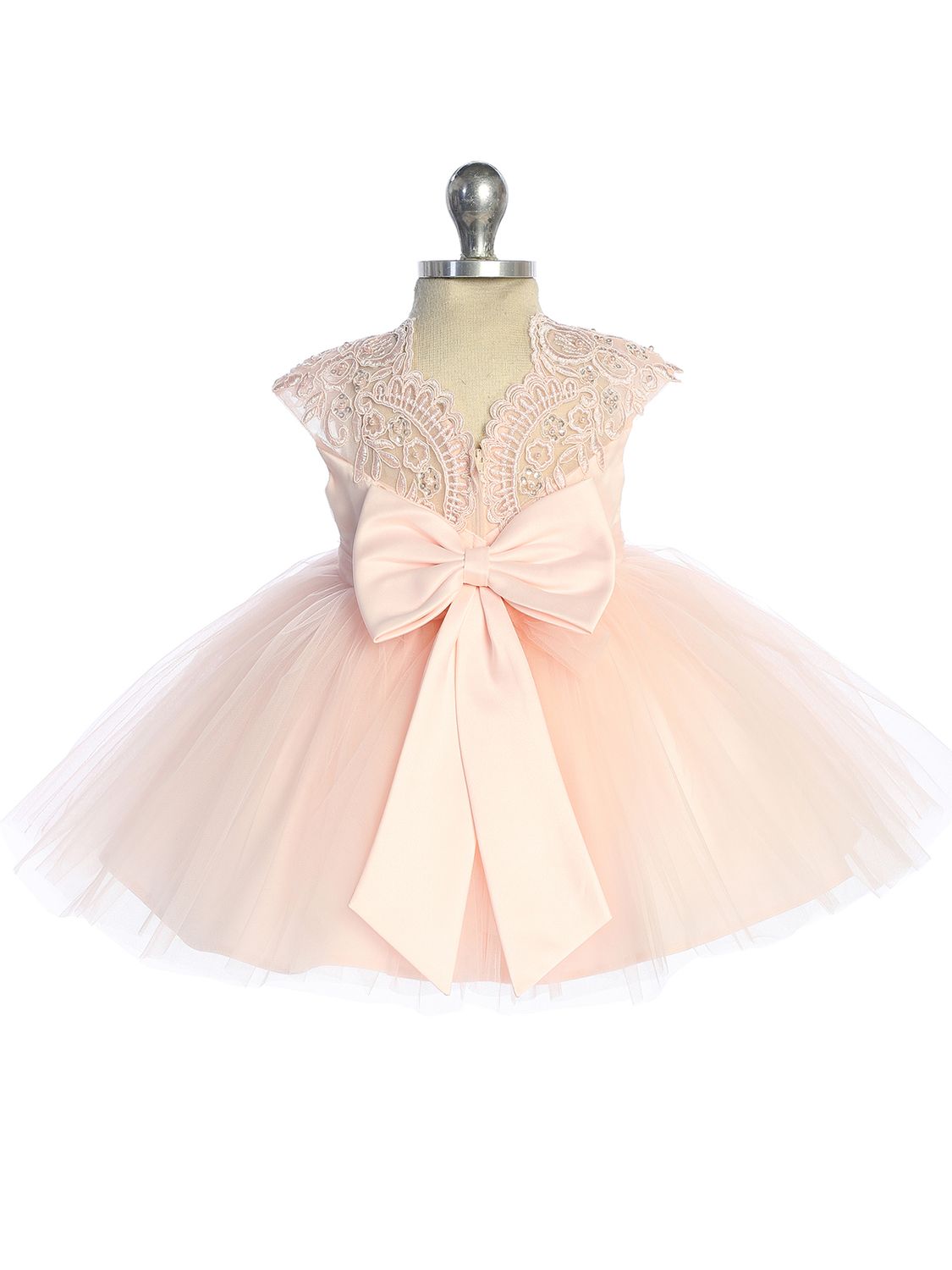 5856s Blush Infant Dress