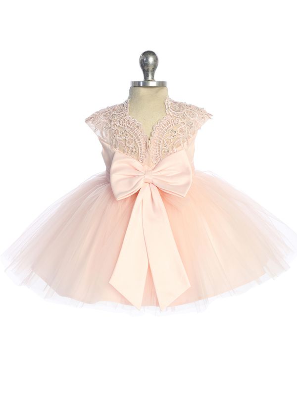 5856s Blush Infant Dress