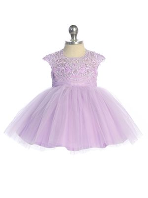 5856s Lilac Infant Dress