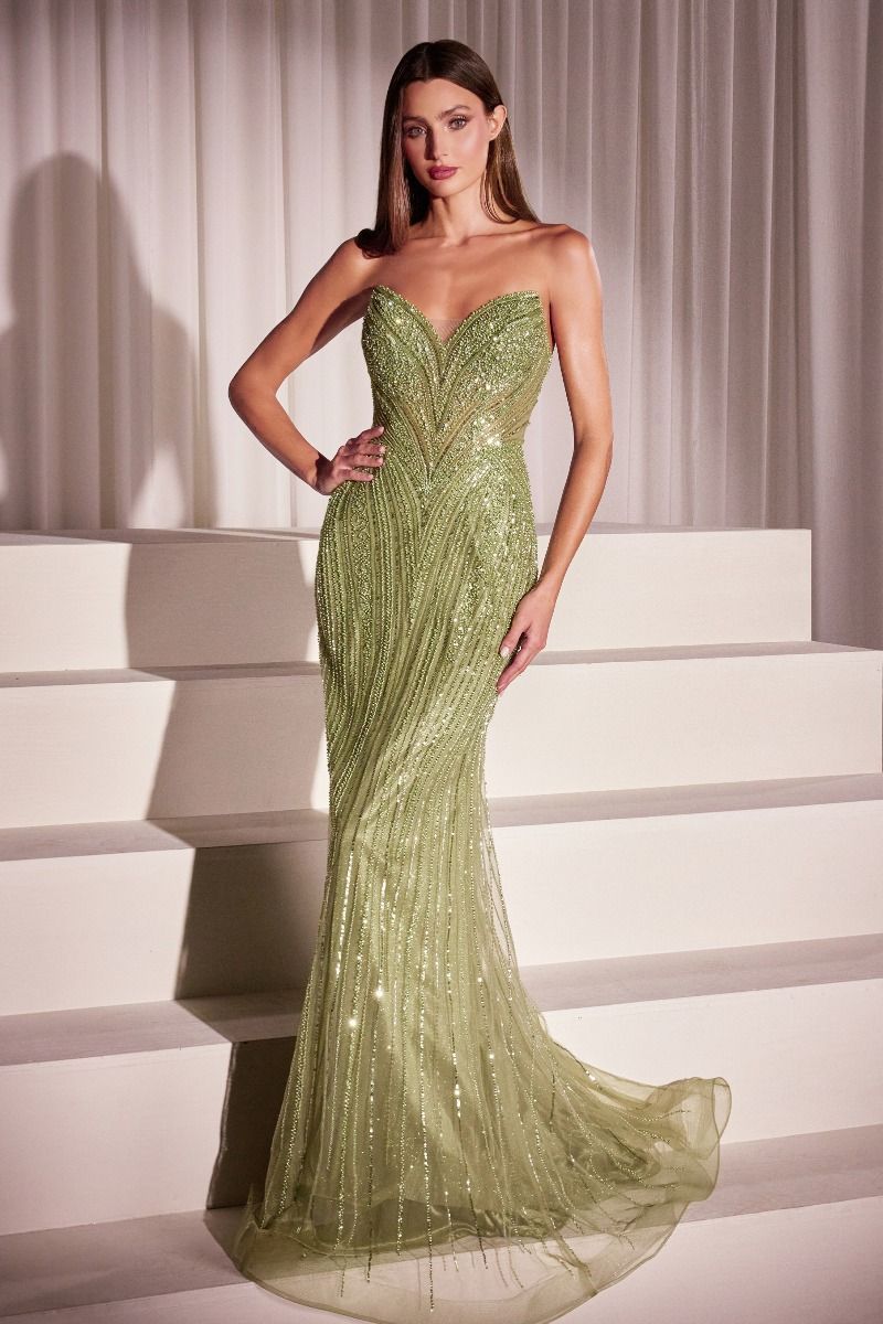 CC416 Greenery Prom/Evening Dress
