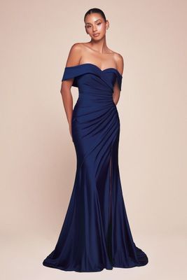 CD790 Navy Evening/Prom Dress