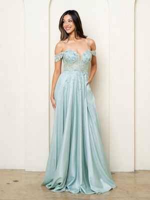 5276 Sage Evening/prom Dress
