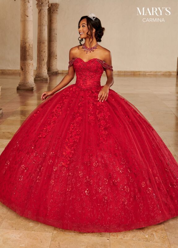 MQ1099 Red Quince Gown