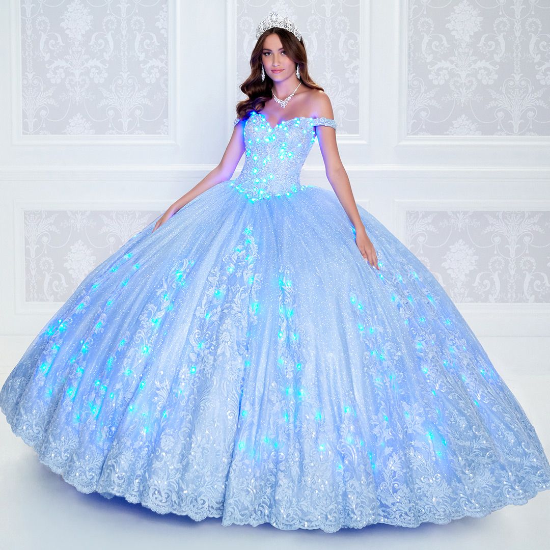 PR12264 LT Blue Quince Gown
