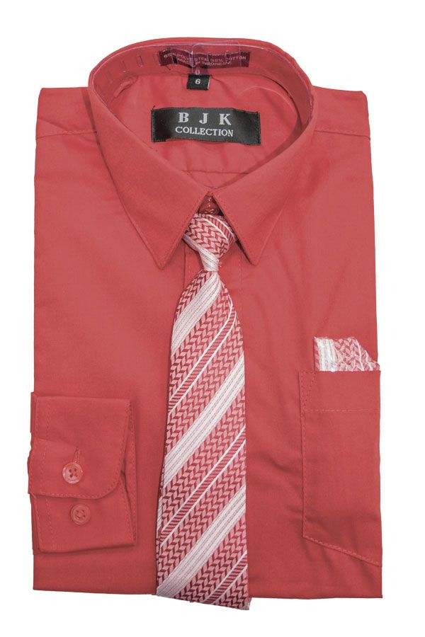 ST-RE Red Boy Shirt W/Tie