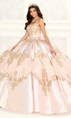 Pr30085 Rose Gold Quince Dress