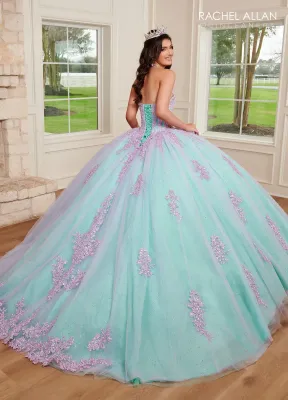 Rq1120 Lilac Aqua Quince Dress