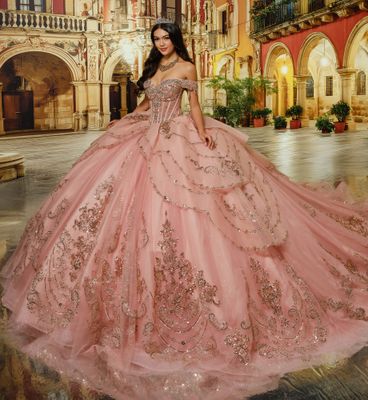 PR30230 Rose Gold Quince Dress