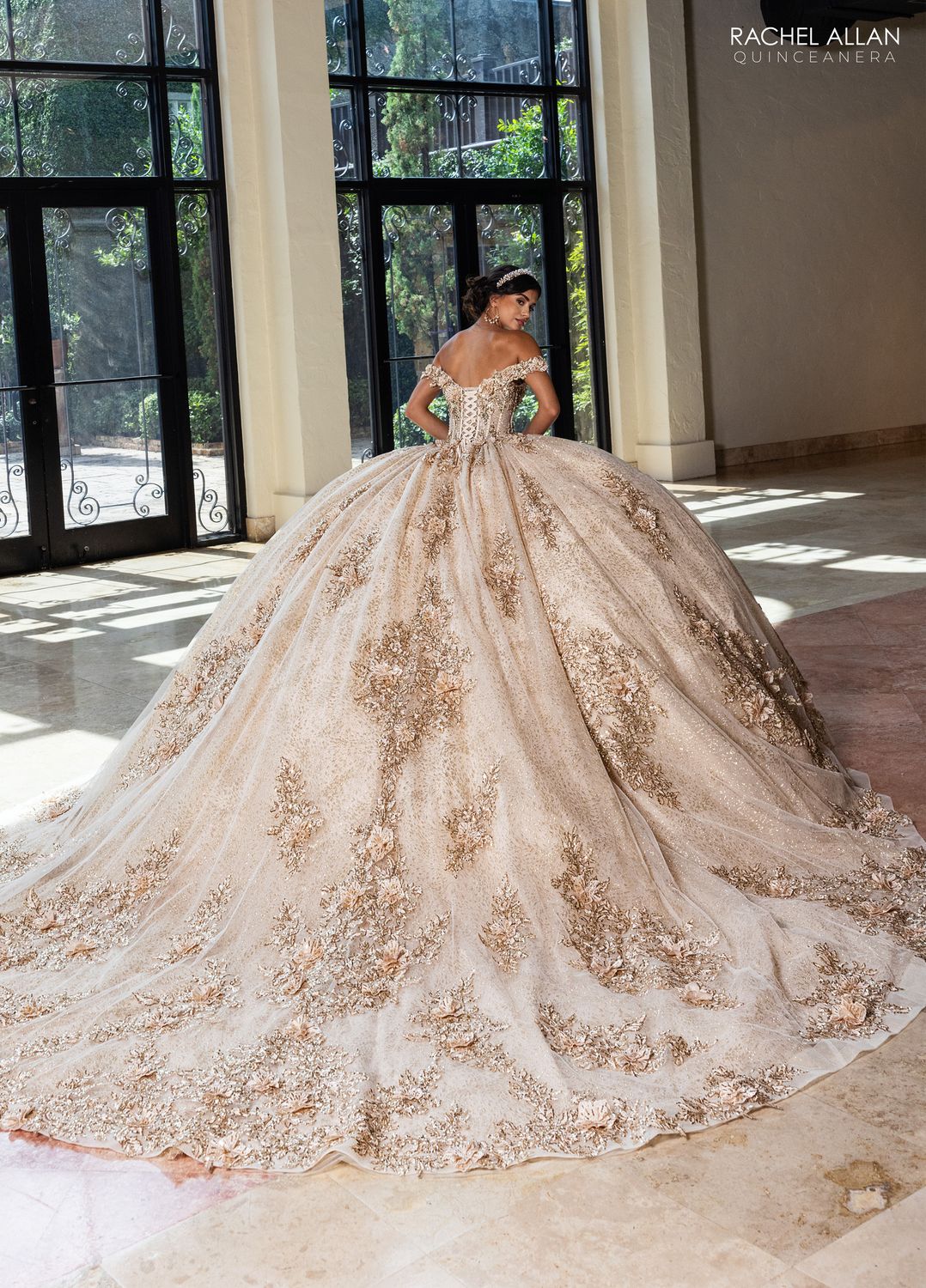 RQ2215 Champane Quince Dress