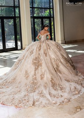 RQ2215 Champane Quince Dress