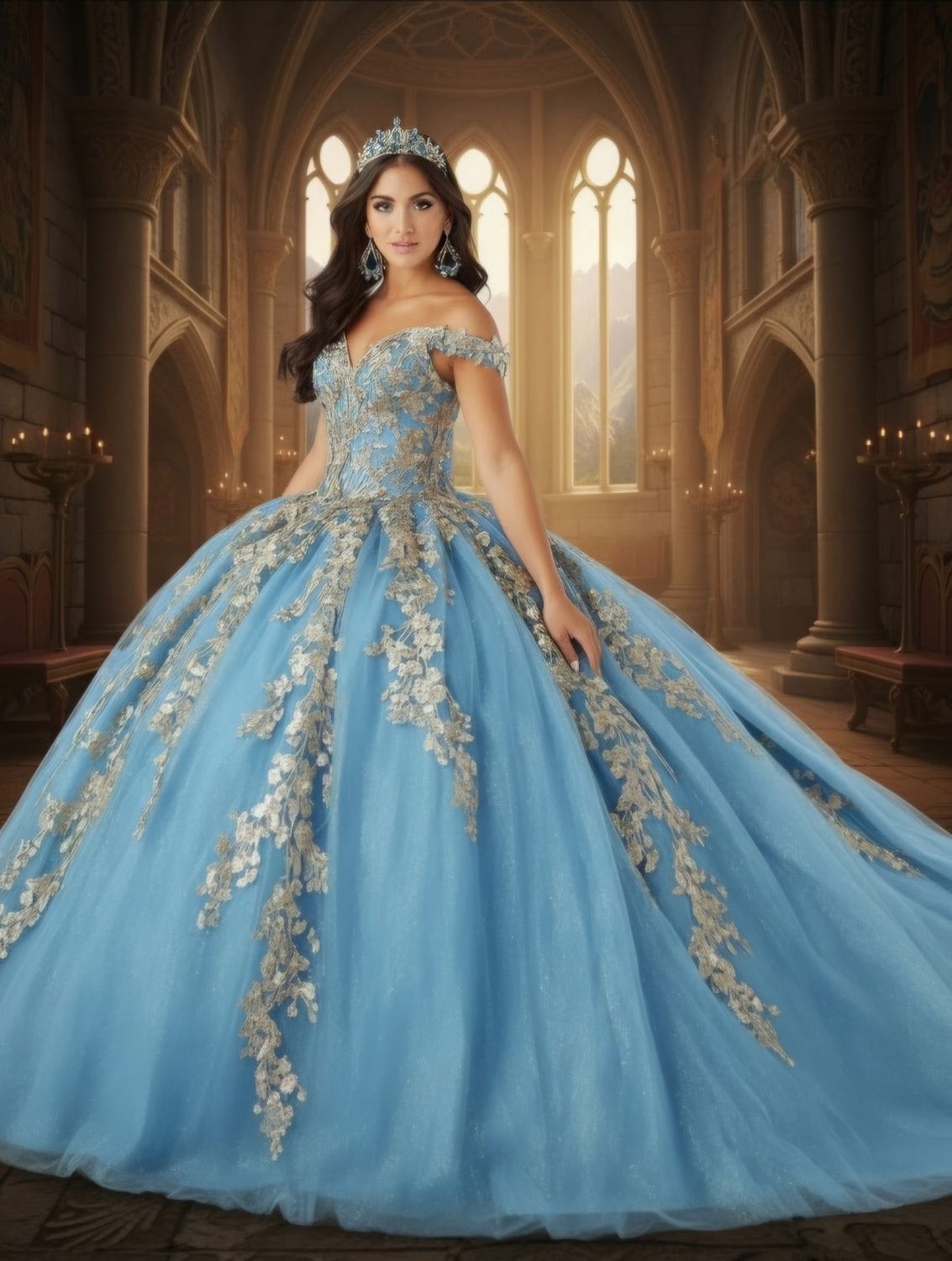 56471 Sky/rosegold Quince Dress