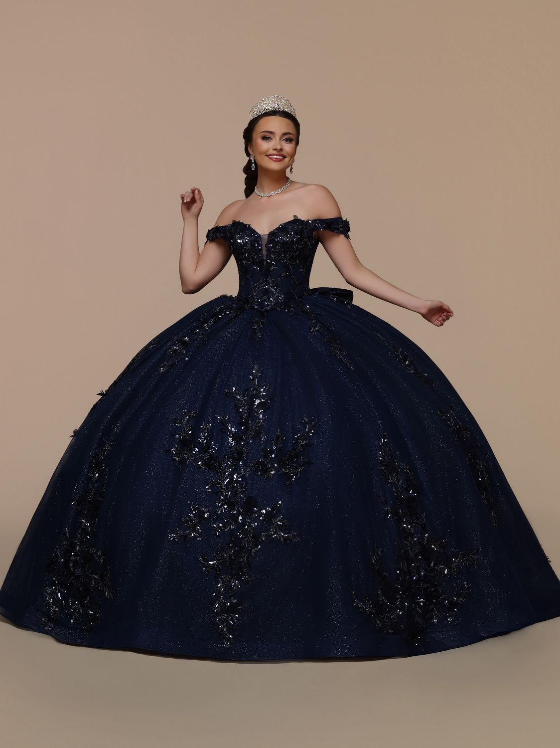 3260 Navy Quince Dress