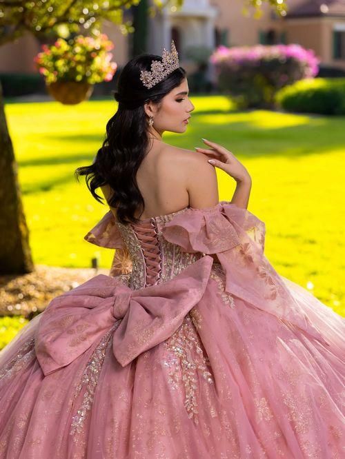 56566 Rose/Gold Quince Dress