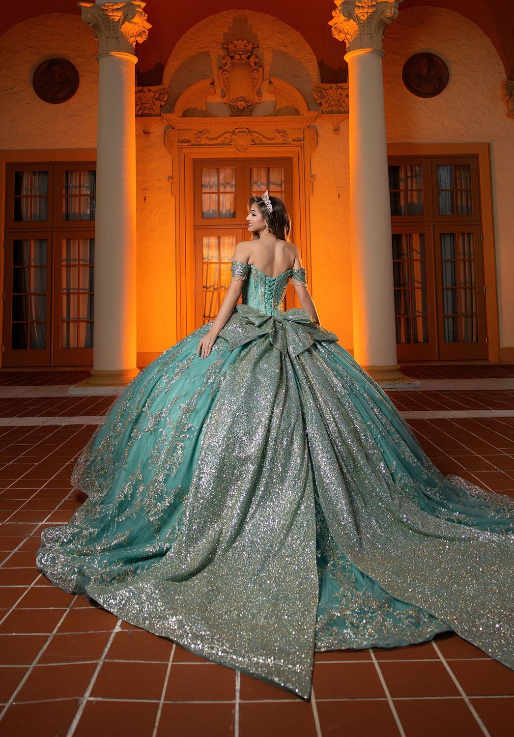 4080061 Jade/Silver Quince Dress