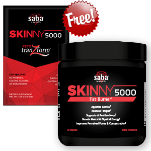 Limited Time Offer! Skinny 5000 60 ct w/ Free Keto-Tranzform Drink