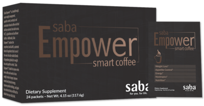 Saba Empower Smart Coffee 24 Single Servings
