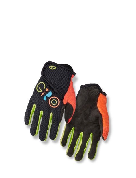 Gants Giro DND Junior, Color: Noir/Vert, Size: XSmall