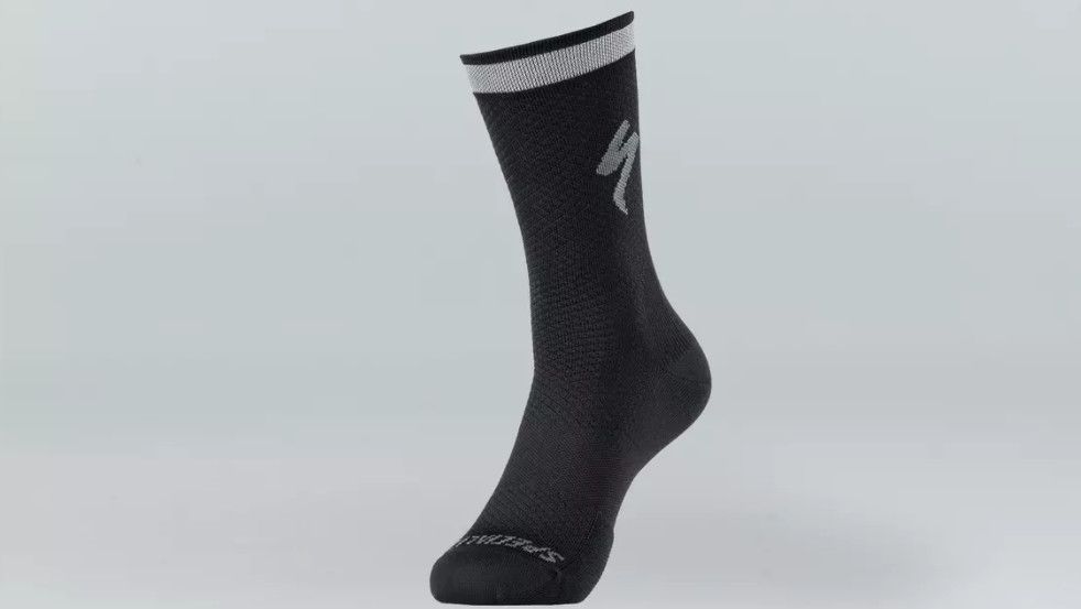 Bas Specialized Soft Air Réfléchissant Tall Noir, Size: Large