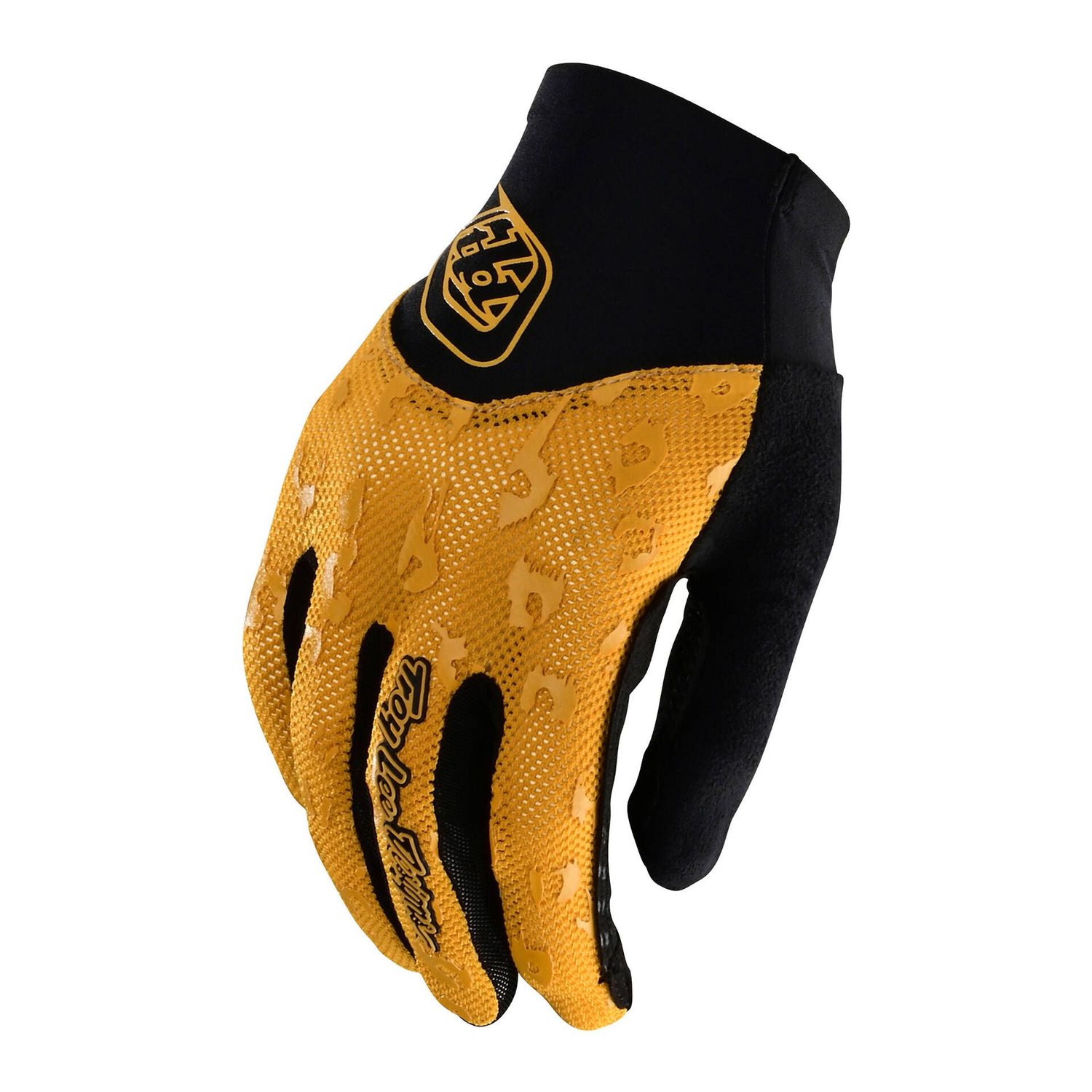 Gant long Troy Lee Designs Ace 2.0 Femme Panthère Jaune Miel, Size: Small